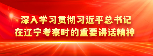 深入學(xué)習(xí)貫徹習(xí)近平總書(shū)記在遼寧考察時(shí)的重要講話精神